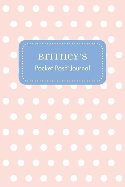 Britney‘s Pocket Posh Journal Polka Dot