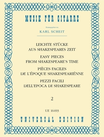 Leichte Stücke aus Shakespeares Zeit.Bd.2