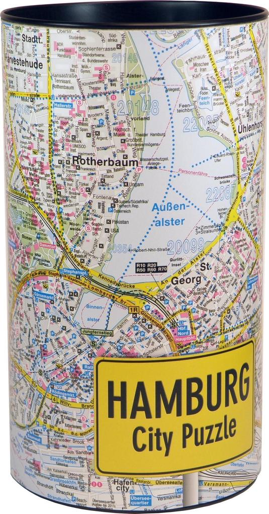 Hamburg City Puzzle 500 Teile 48 x 36 cm