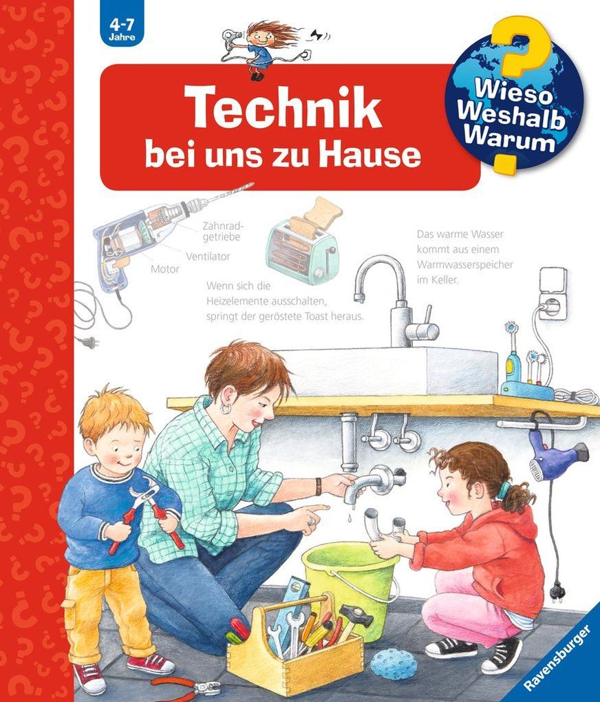 Image of Ravensburger Kinderbuch "Wieso? Weshalb? Warum? - Technik bei uns zu Hause"