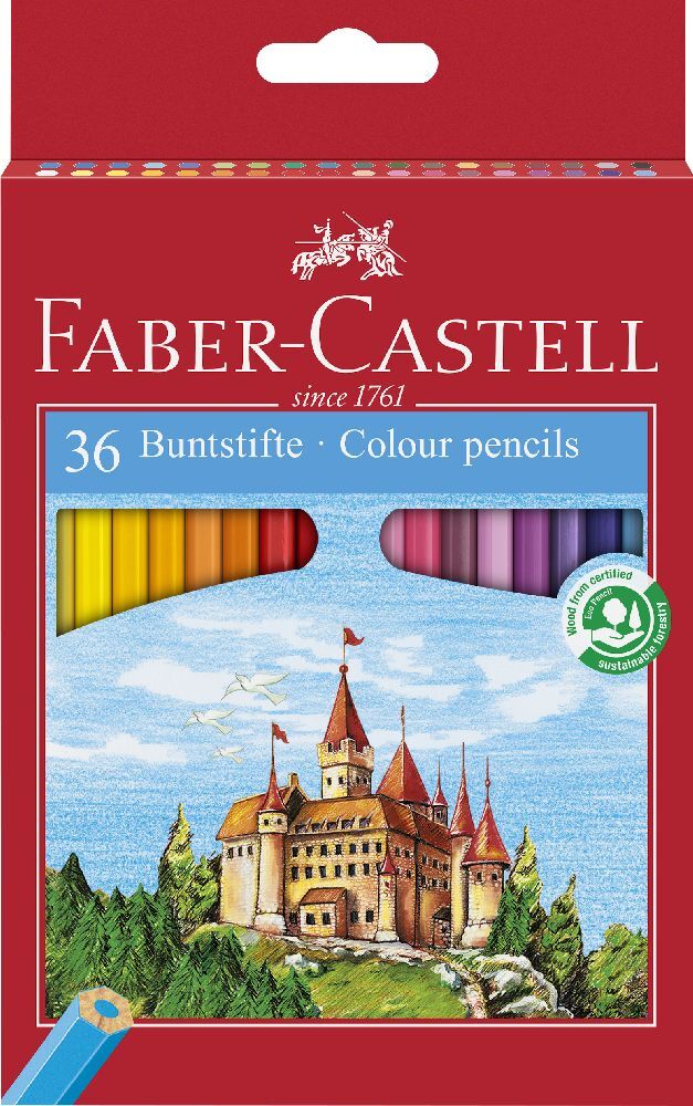 Faber-Castell Buntstift Castle 36er Kartonetui
