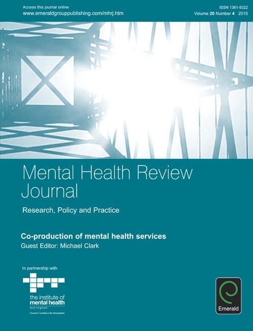 Co-production of mental health services