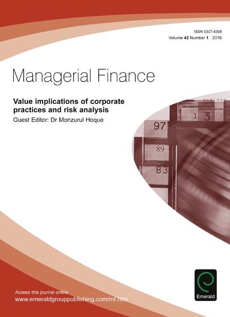 Value Implications of Corporate Practices and Risk Analysis