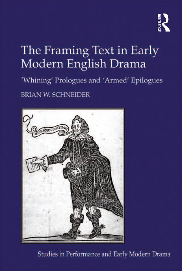 The Framing Text in Early Modern English Drama