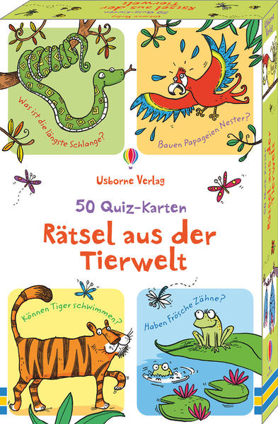 Image of 50 Quiz-Karten: Rätsel aus der Tierwelt