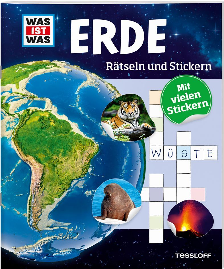 Image of WAS IST WAS Rätseln und Stickern: Erde