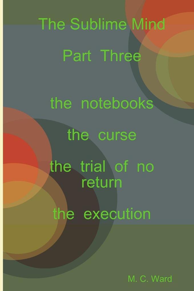 The Sublime Mind Part Three the notebooks