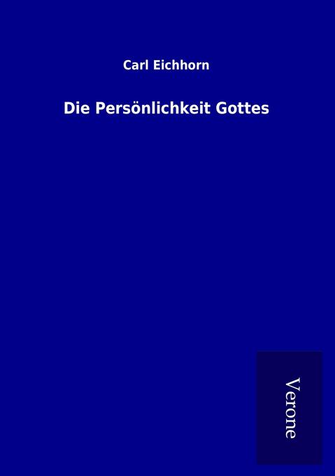 Die Persönlichkeit Gottes
