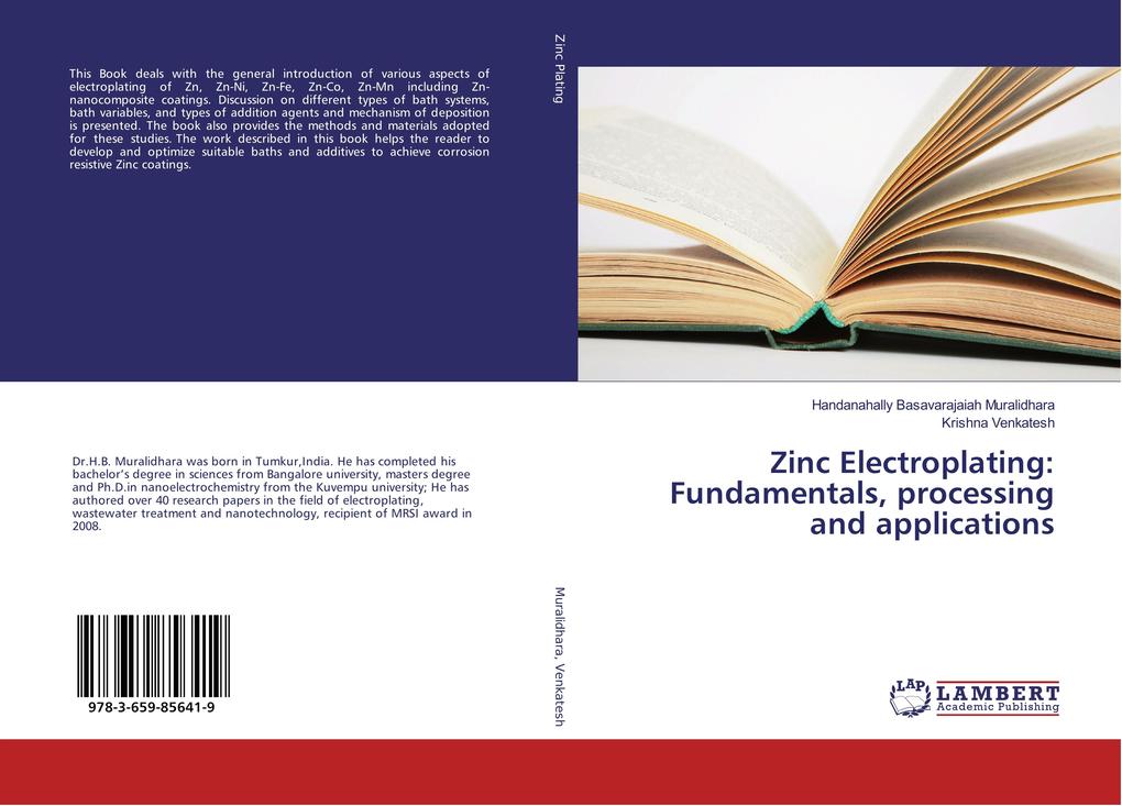 Zinc Electroplating: Fundamentals processing and applications