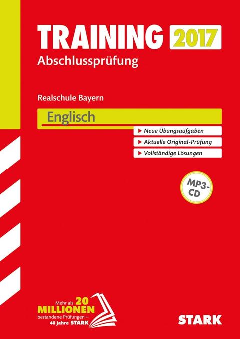 Training Abschlussprüfung Realschule Bayern 2017 - Englisch mit CD als Buch von