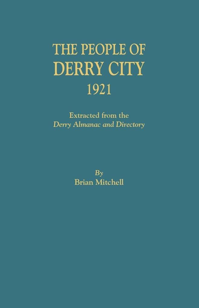 People of Derry City 1921