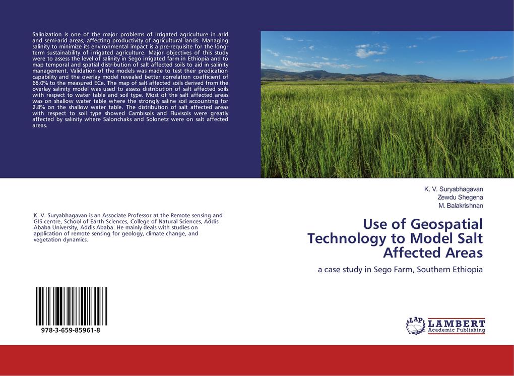 Use of Geospatial Technology to Model Salt Affected Areas