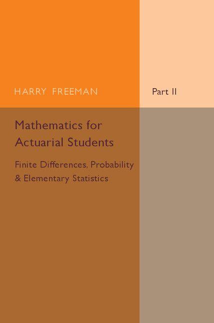 Mathematics for Actuarial Students