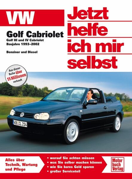 Motorbuch Verlag Vw Golf Iii/Iv Cabriolet