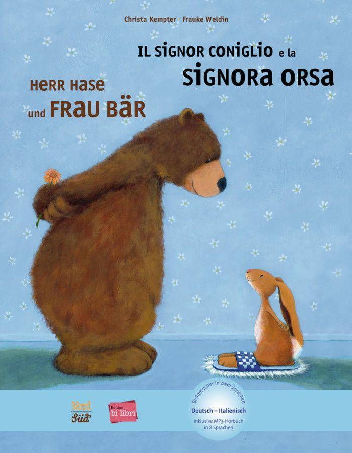 Image of Herr Hase & Frau Bär. Kinderbuch Deutsch-Italienisch