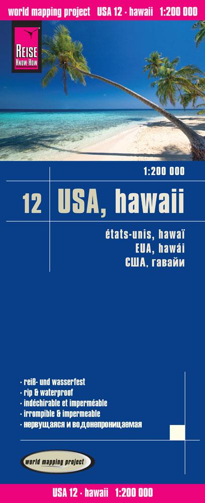 Reise Know-How Landkarte USA 12 Hawaii 1 : 200 000