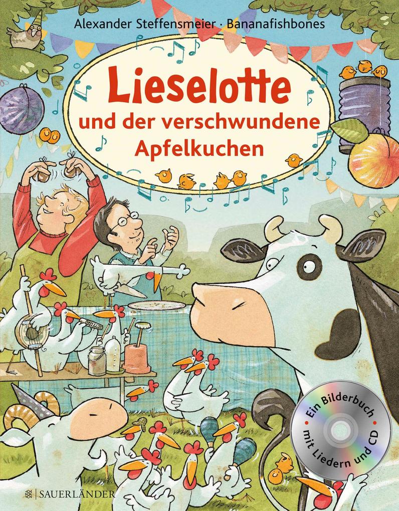 Image of Lieselotte Und Der Verschwundene Apfelkuchen, M. Audio-Cd - Alexander Steffensmeier, Gebunden