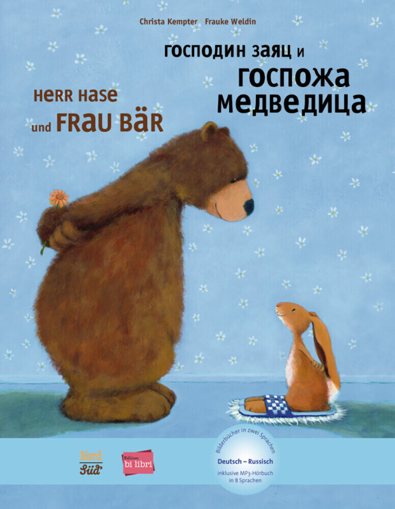 Image of Herr Hase & Frau Bär. Kinderbuch Deutsch-Russisch