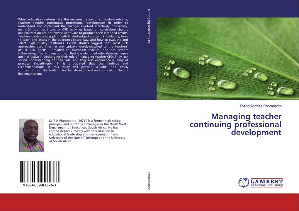 Managing teacher continuing professional development