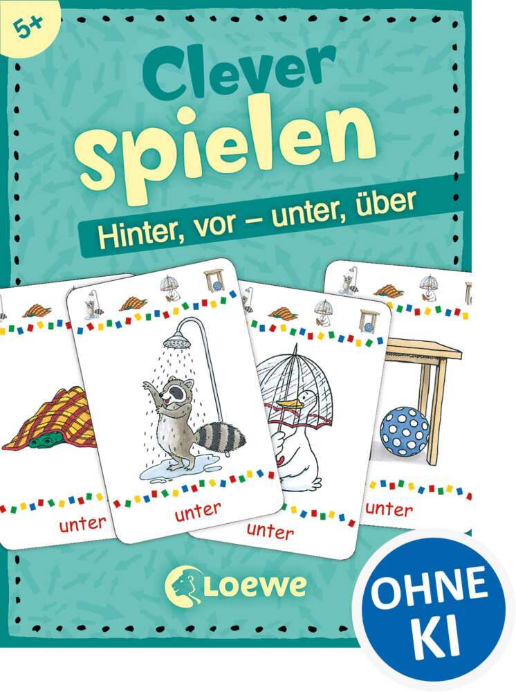 Clever spielen - Hinter vor - unter über (Kartenspiel)