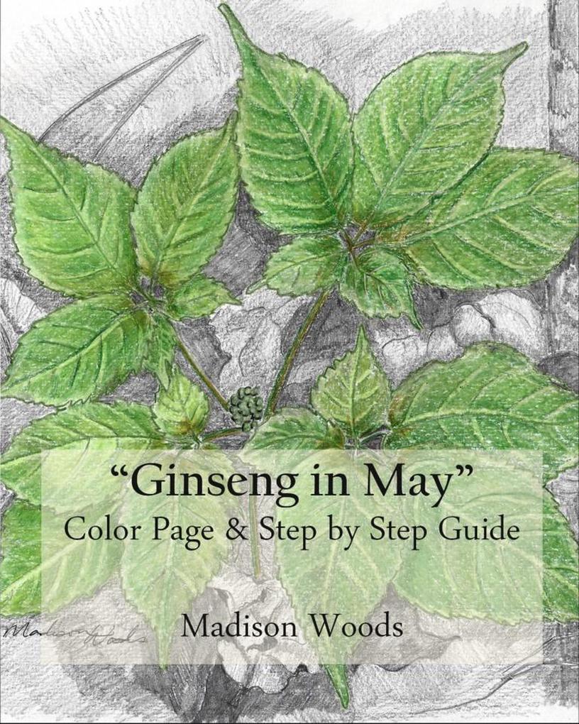 Ginseng in May: Color Page & Step-by-Step Guide