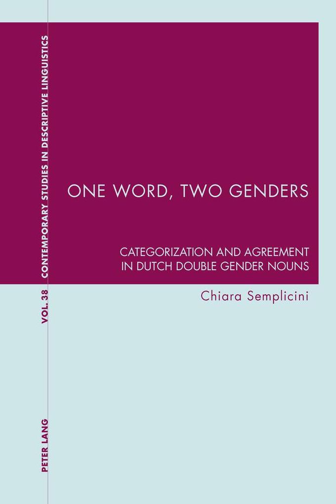 One Word Two Genders