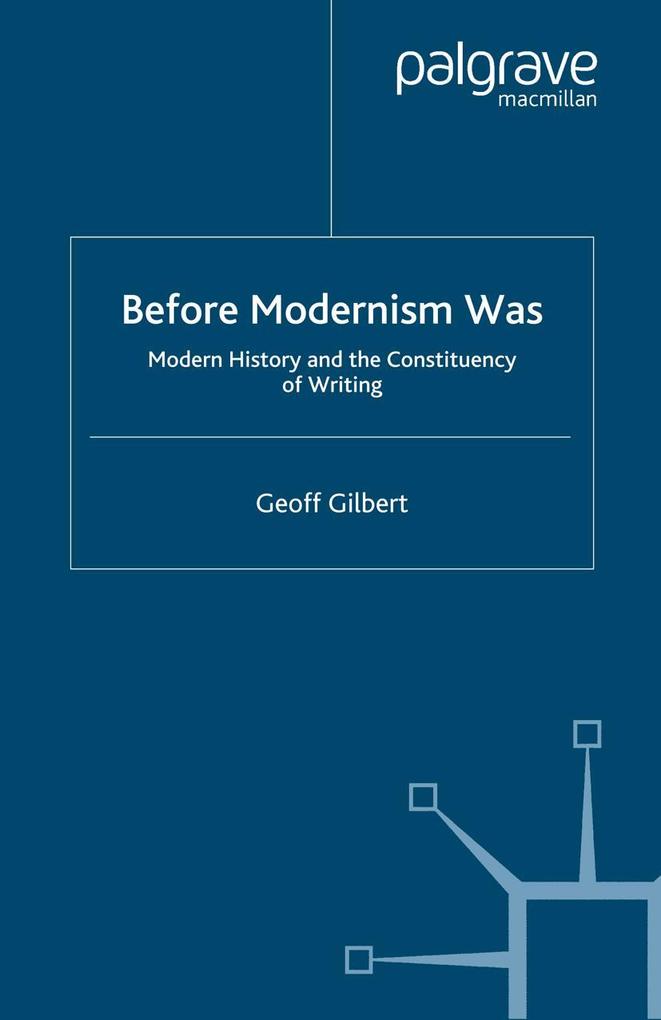 Before Modernism Was