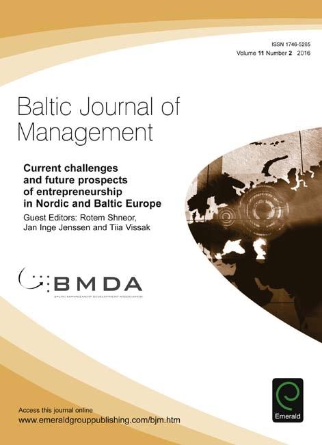 Current challenges and future prospects of entrepreneurship in Nordic and Baltic Europe