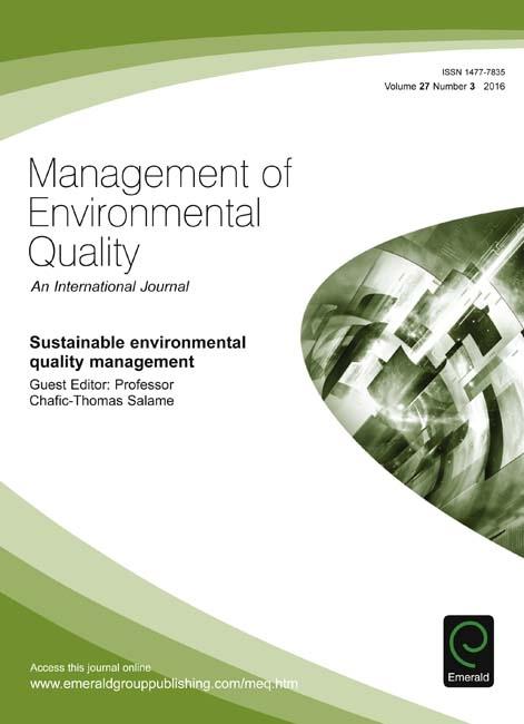 Sustainable Environmental Quality Management