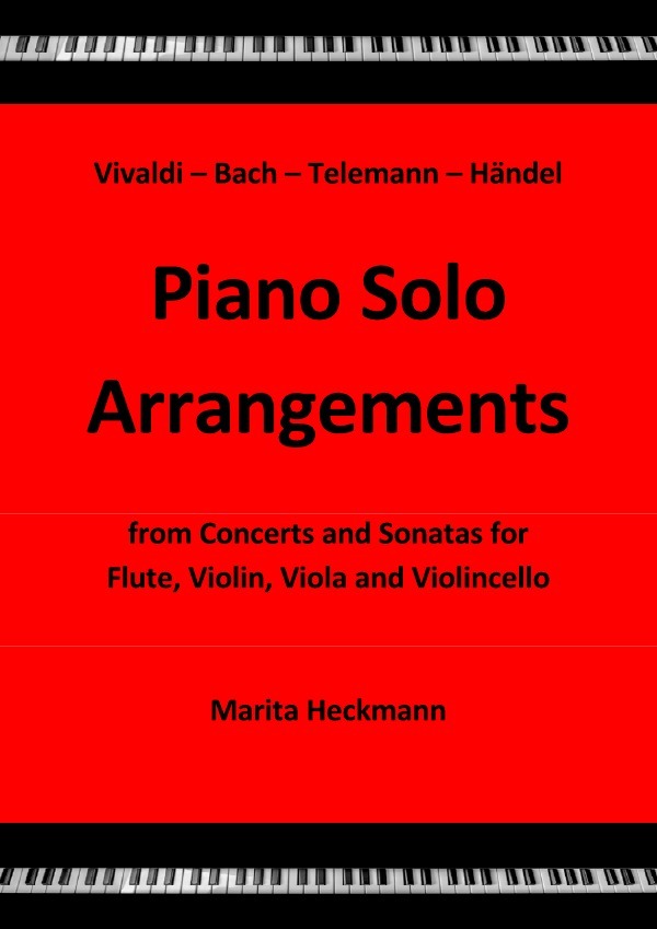Image of Vivaldi - Bach - Telemann - Händel: Piano Solo Arrangements from Concerts and Sonatas for Flute Vio