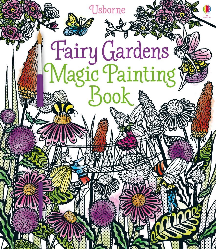 Fairy Gardens Magic Painting Book