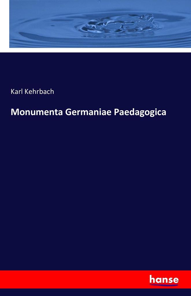 Monumenta Germaniae Paedagogica