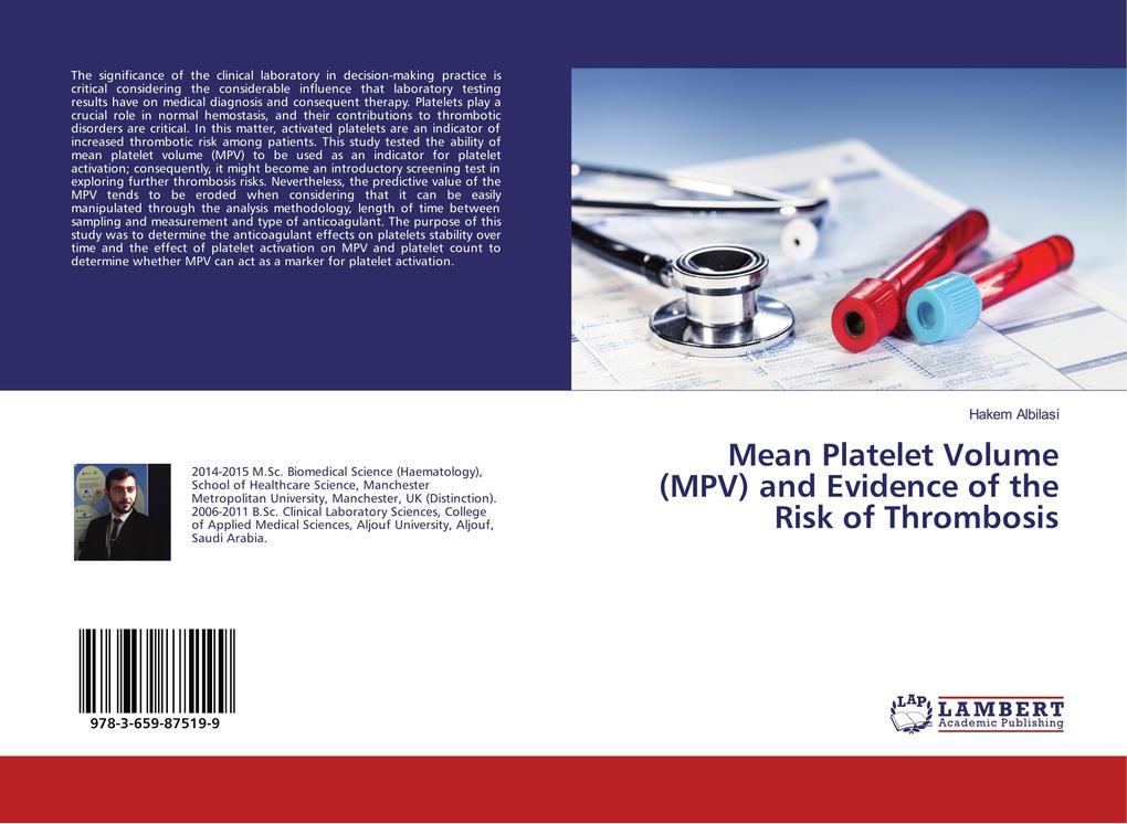 Mean Platelet Volume (MPV) and Evidence of the Risk of Thrombosis