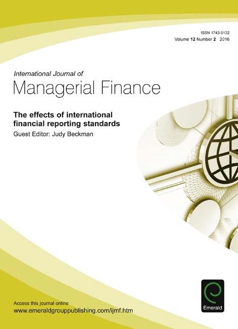 effects of international financial reporting standards