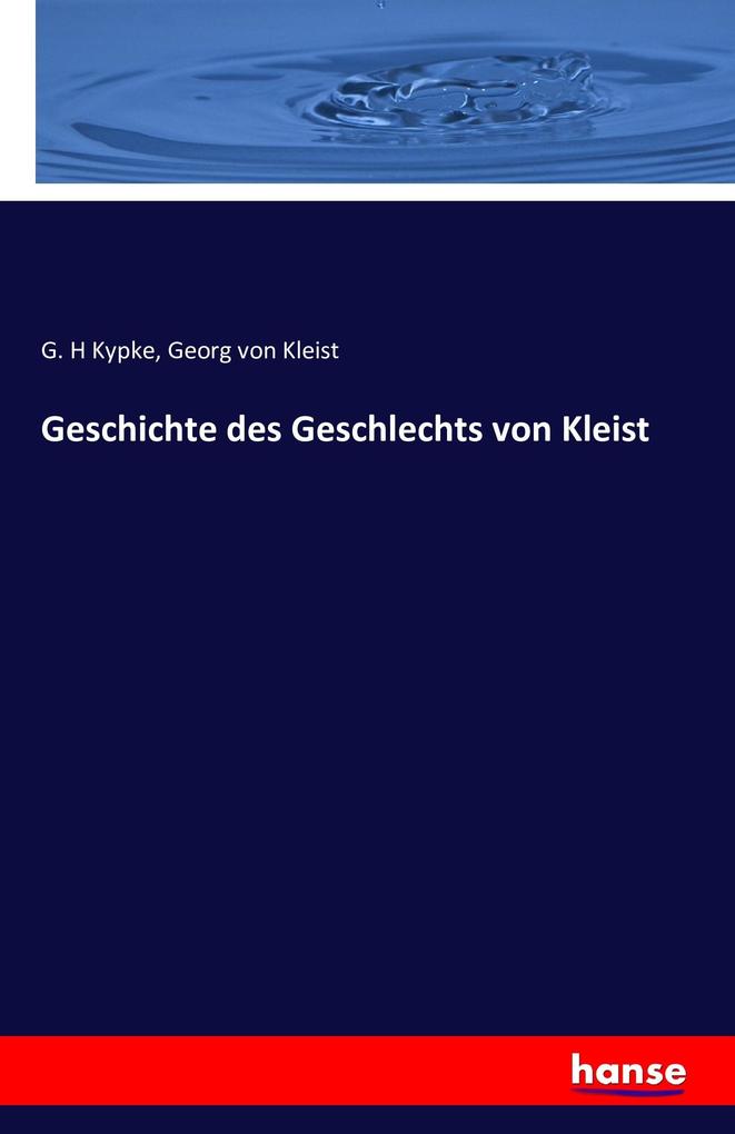 Geschichte des Geschlechts von Kleist