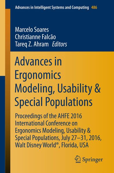 Advances in Ergonomics Modeling Usability & Special Populations
