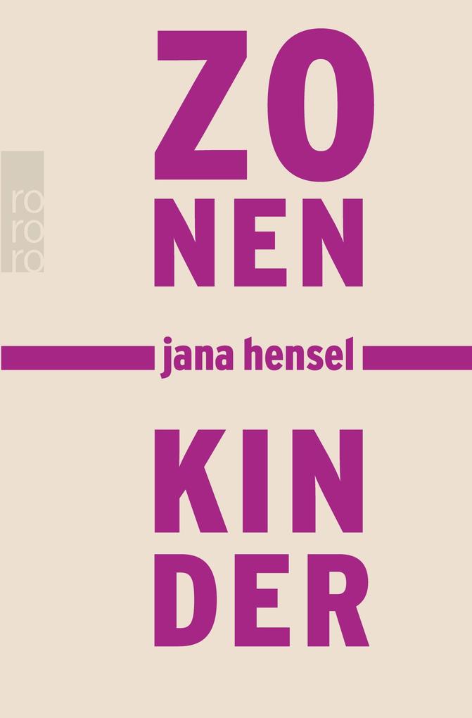 Rowohlt Taschenbuch Verlag Zonenkinder Buch Deutsch Taschenbuch 172 Seiten