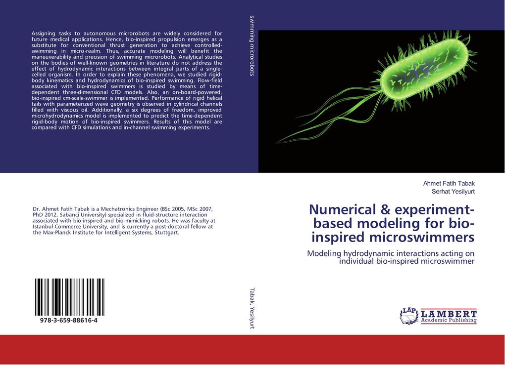 Numerical & experiment-based modeling for bio-inspired microswimmers