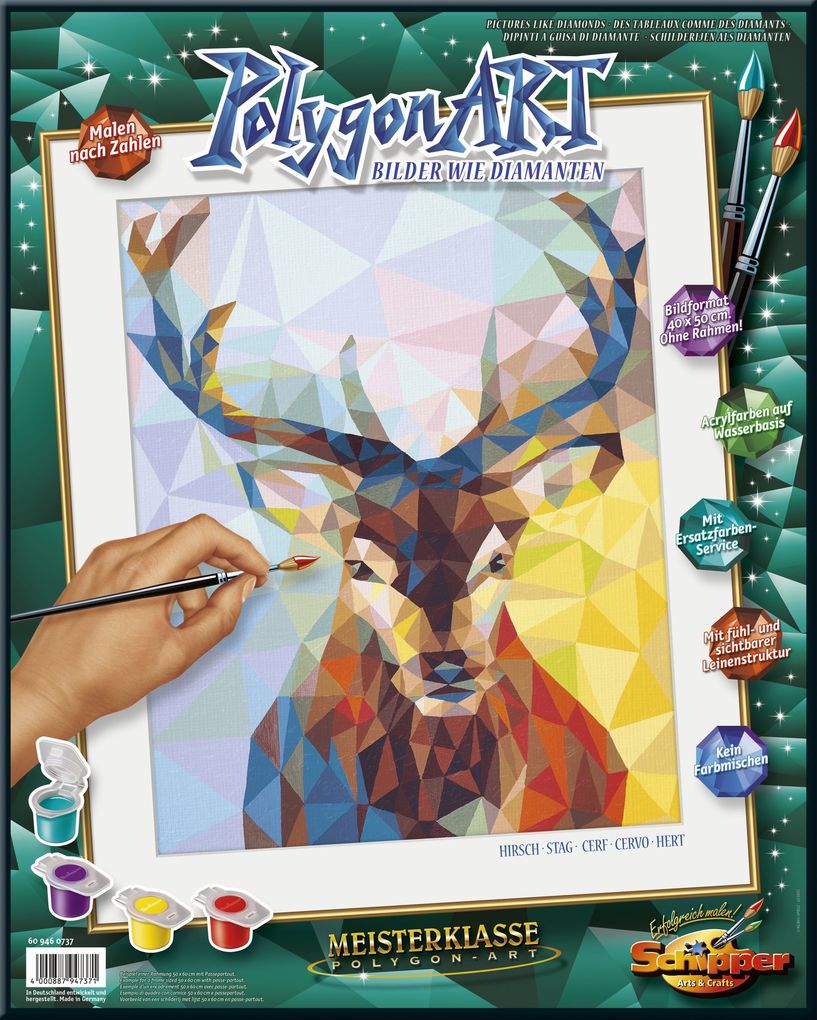 Schipper Malen-nach-Zahlen - Polygon - Art Hirsch