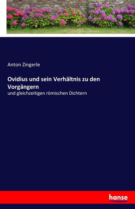 Image of Ovidius und sein Verhältnis zu den Vorgängern