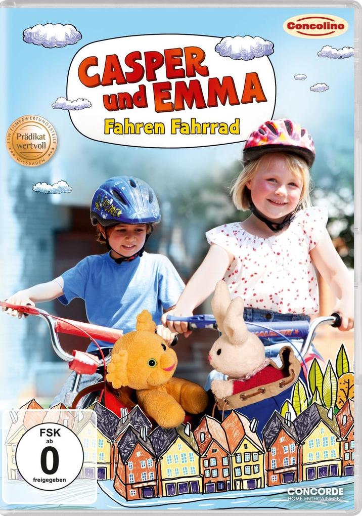 Casper und Emma - Fahren Fahrrad