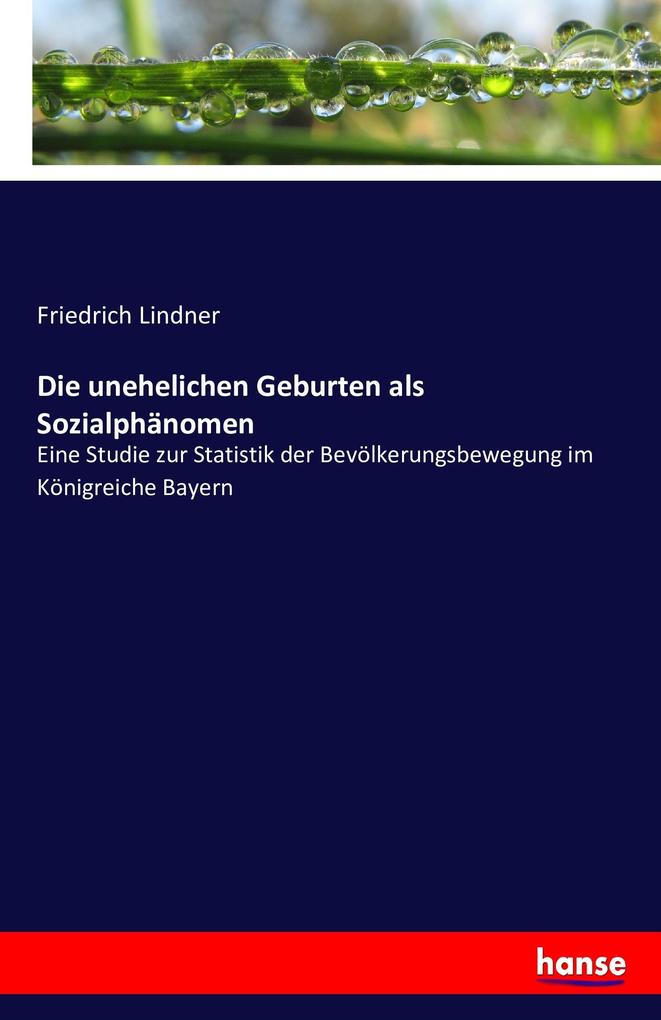 Die unehelichen Geburten als Sozialphänomen