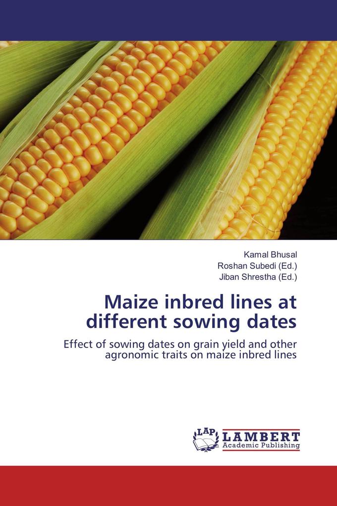 Maize inbred lines at different sowing dates