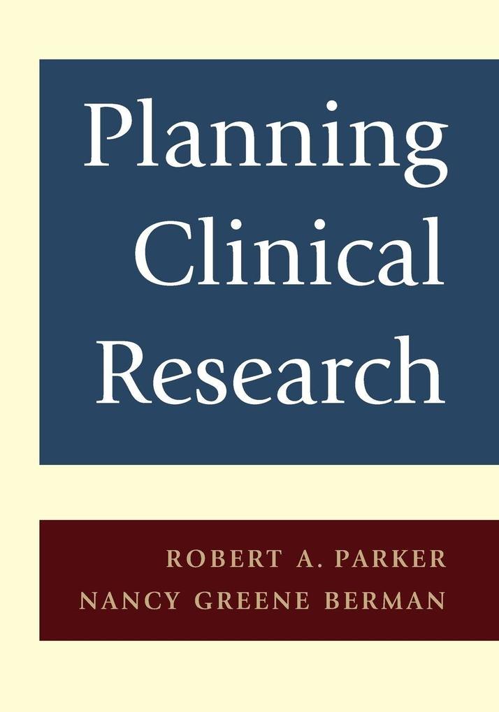 Planning Clinical Research