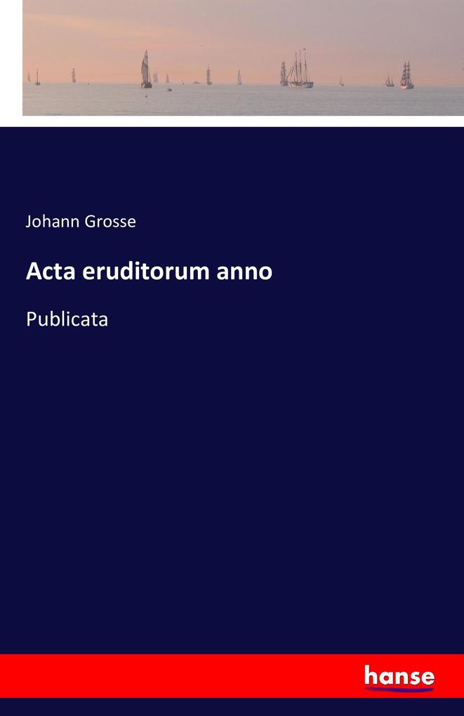 Acta eruditorum anno