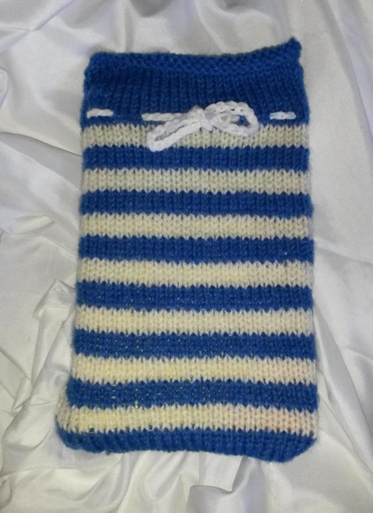 Strickanleitung Buchtasche