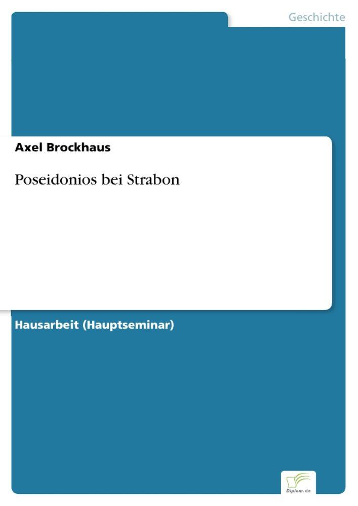 Poseidonios bei Strabon