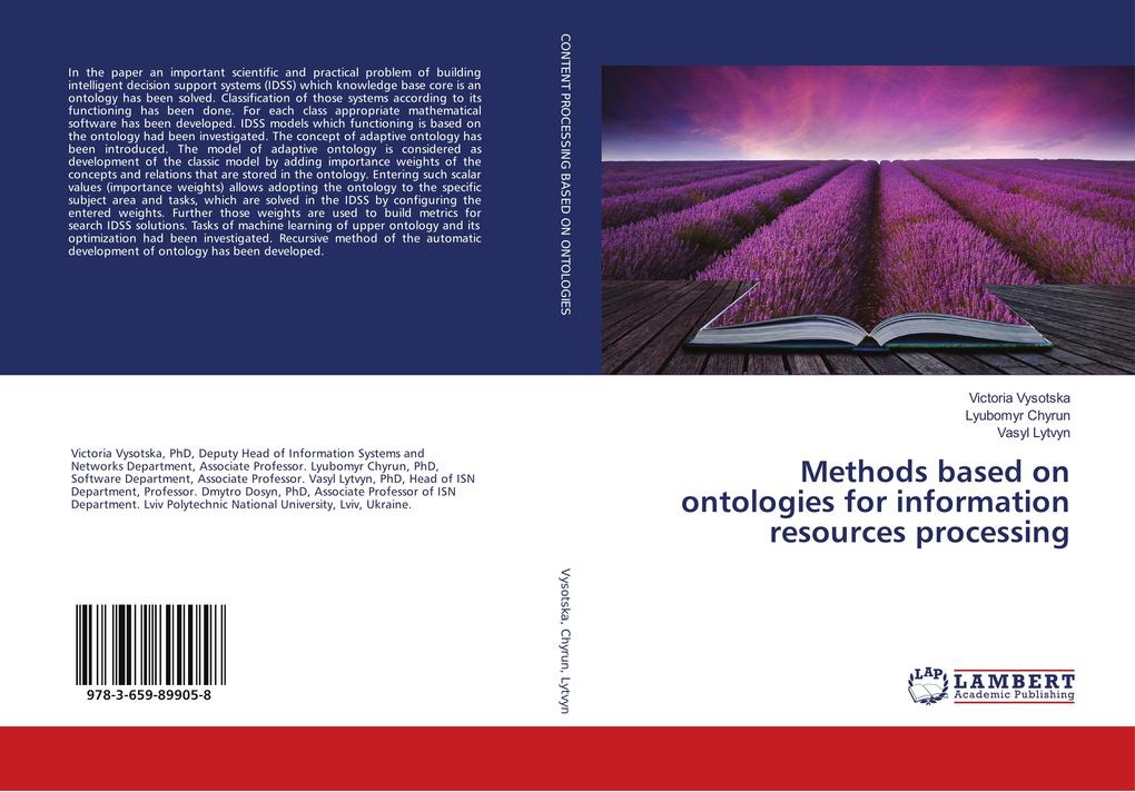 Methods based on ontologies for information resources processing
