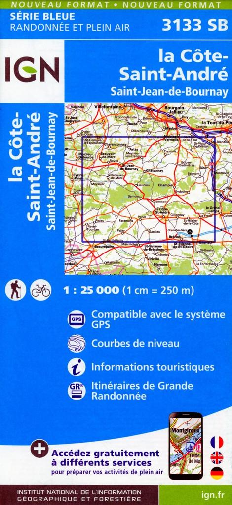 3133SB La Cote- Saint-André Saint-Jean-de-Bournay