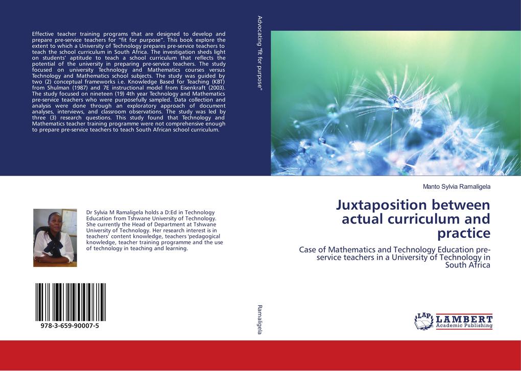 Juxtaposition between actual curriculum and practice